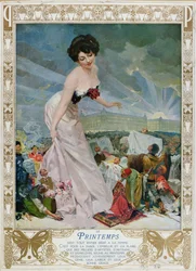 Reklama paryskiego domu towarowego „Printemps”, 1911